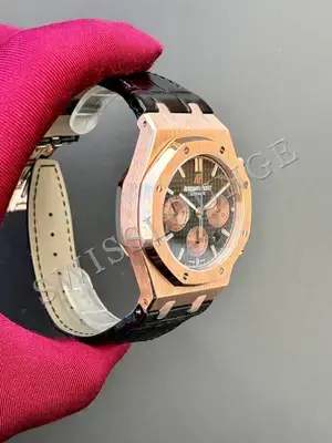 Audemars Piguet Royal Oak "Chronograph Rose Kasa Siyah Kadran Panda" 26330ST No. 02 — 5. görsel