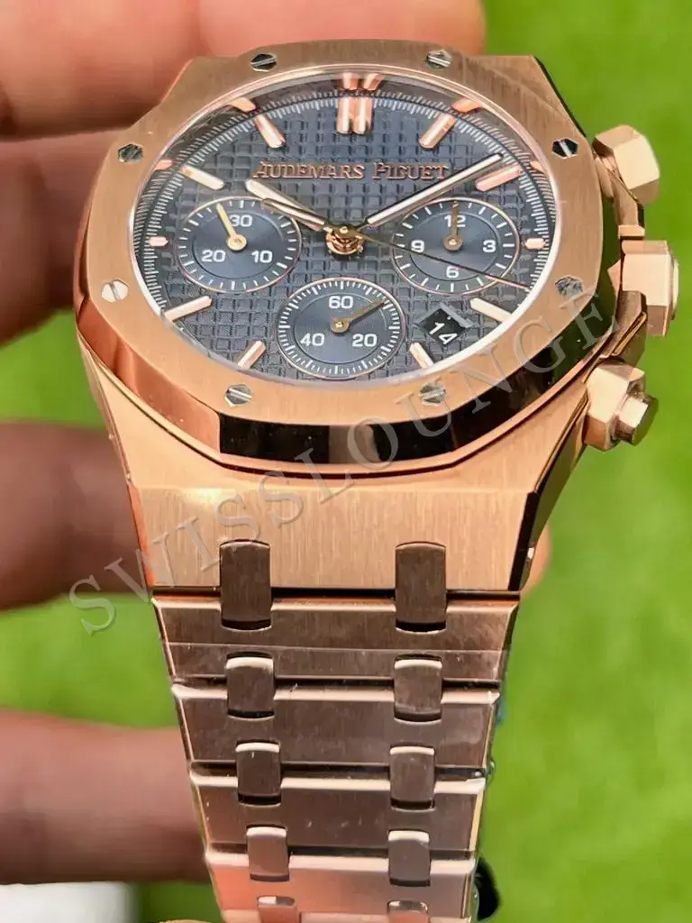 Audemars Piguet Royal Oak "Chronograph Rose Kasa Siyah Kadran Panda" 26330ST