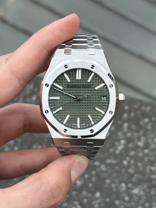 Audemars Piguet Royal Oak "Fircali Çelik Kasa Siyah Kadran"