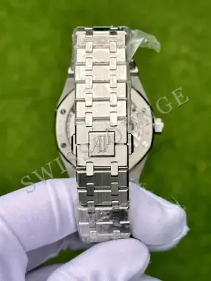 Audemars Piguet Royal Oak "Ince Flying Tourbillon Çelik Kasa Mavi Kadran" No. 02, 7. görsel