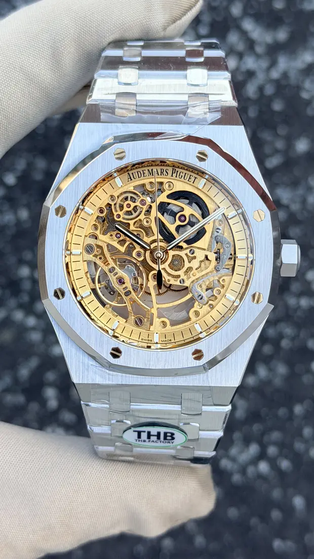 Audemars Piguet Royal Oak "Ince Flying Tourbillon Çelik Kasa Mavi Kadran" No. 09