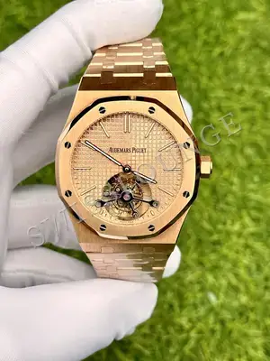 Audemars Piguet Royal Oak "Ince Flying Tourbillon Çelik Kasa Mavi Kadran" No. 12 — 1. görsel