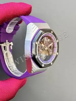 Audemars Piguet Royal Oak "Ince Flying Tourbillon Çelik Kasa Mavi Kadran" No. 16 — 5. görsel