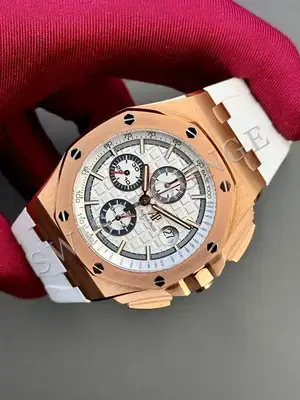 Audemars Piguet Royal Oak Offshore "2017 Summer Edition Pembe Altın Kasa Beyaz Kadran" — 3. görsel