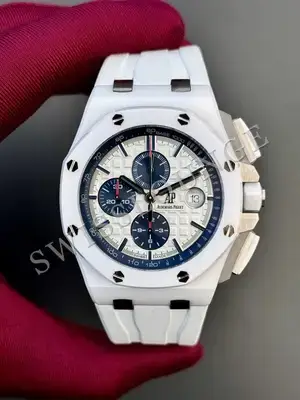 Audemars Piguet Royal Oak Offshore "Chronograph Çelik Kasa Siyah Bezel Mavi Kadran" No. 03 — 1. görsel
