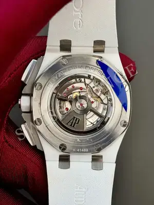 Audemars Piguet Royal Oak Offshore "Chronograph Çelik Kasa Siyah Bezel Mavi Kadran" No. 03 — 7. görsel