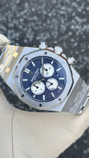 Audemars Piguet Royal Oak Offshore "Chronograph Çelik Kasa Siyah Bezel Mavi Kadran" No. 09 — 2. görsel