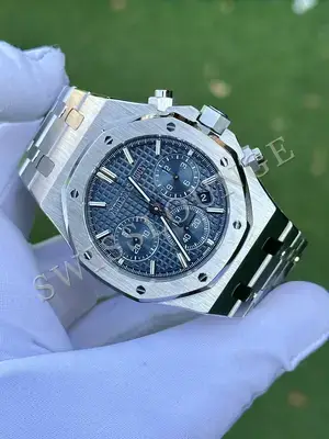 Audemars Piguet Royal Oak Offshore "Chronograph Çelik Kasa Siyah Bezel Mavi Kadran" — 2. görsel