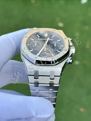 Audemars Piguet Royal Oak Offshore "Chronograph Çelik Kasa Siyah Bezel Mavi Kadran" — 4. görsel