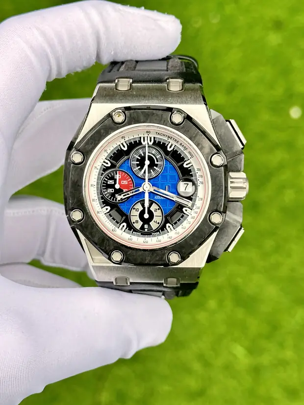 Audemars Piguet Royal Oak Offshore "Chronograph Grand Prix Çelik Kasa Mavi Kadran"