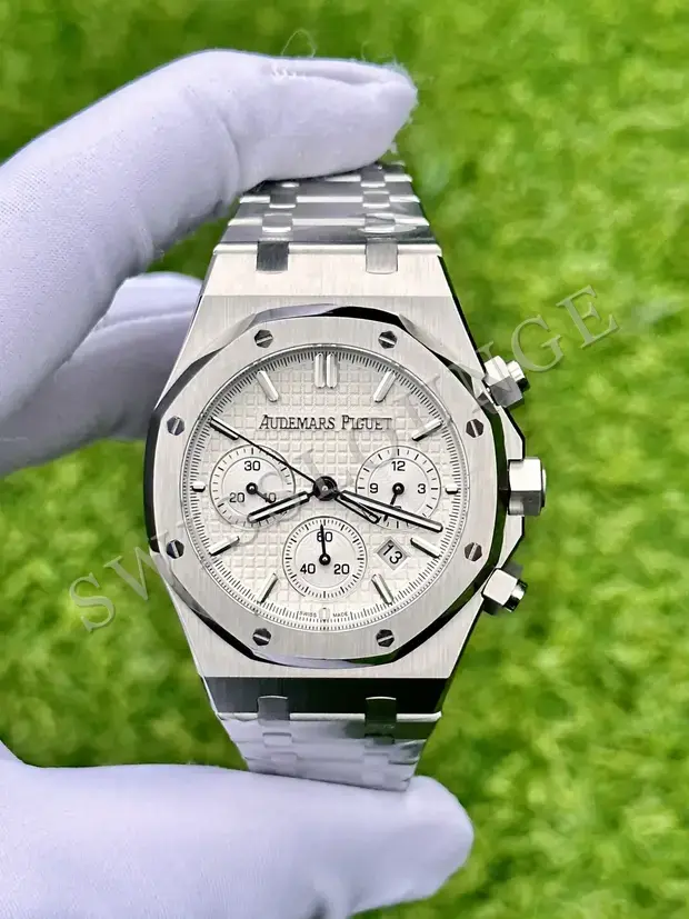 Audemars Piguet Royal Oak "Perpetual Calendar Çelik Kasa Beyaz Kadran" 26574 No. 03