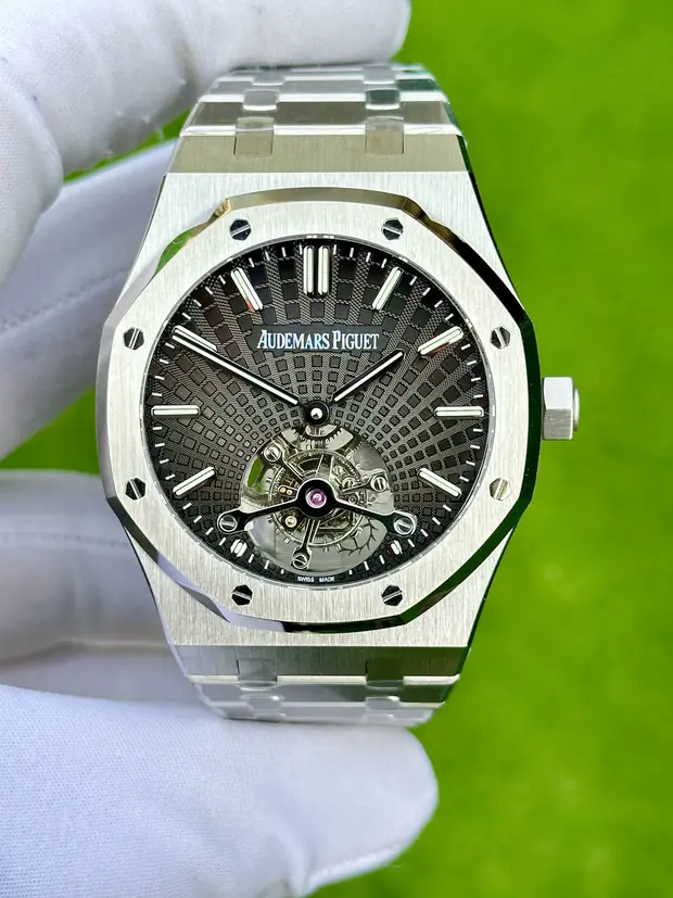 Audemars Piguet Royal Oak "Perpetual Calendar Çelik Kasa Beyaz Kadran" 26574 No. 04