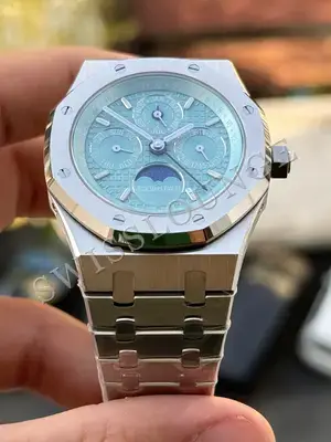Audemars Piguet Royal Oak "Perpetual Calendar Çelik Kasa Mavi Kadran" 26574 No. 03 — 5. görsel