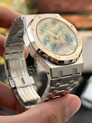 Audemars Piguet Royal Oak "Perpetual Calendar Çelik Kasa Mavi Kadran" 26574 No. 03 — 6. görsel