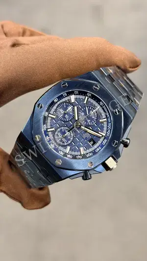 Audemars Piguet Royal Oak "Perpetual Calendar Çelik Kasa Mavi Kadran" 26574 No. 04 — 3. görsel