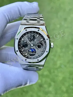 Audemars Piguet Royal Oak "Perpetual Calendar Çelik Kasa Mavi Kadran" 26574 — 1. görsel