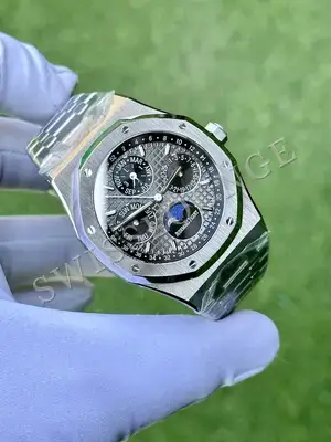 Audemars Piguet Royal Oak "Perpetual Calendar Çelik Kasa Mavi Kadran" 26574 — 2. görsel