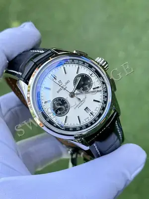 Breitling Navitimer 43 mm "Çelik Kasa Mavi Kadran Deri Kordon" B01 — 2. görsel