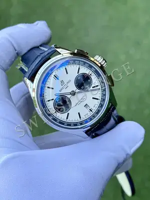 Breitling Navitimer 43 mm "Çelik Kasa Mavi Kadran Deri Kordon" B01 No. 02 — 2. görsel