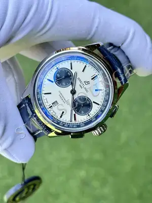 Breitling Navitimer 43 mm "Çelik Kasa Mavi Kadran Deri Kordon" B01 No. 02 — 3. görsel