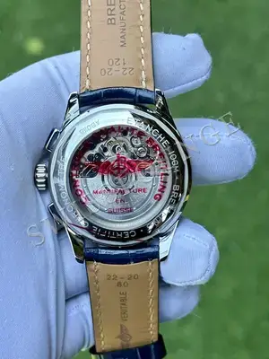 Breitling Navitimer 43 mm "Çelik Kasa Mavi Kadran Deri Kordon" B01 No. 02 — 7. görsel