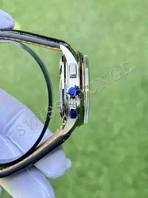 Breitling Navitimer 43 mm "Çelik Kasa Mavi Kadran Deri Kordon" B01 No. 04, 6. görsel