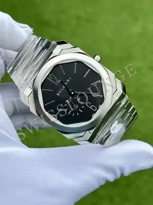 Bvlgari Octo "Solotempo Automatic Çelik Kasa Mavi Kadran Gümüş Gosterge" No. 03, 2. görsel