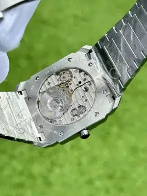 Bvlgari Octo "Solotempo Automatic Çelik Kasa Mavi Kadran Gümüş Gosterge" No. 03, 8. görsel