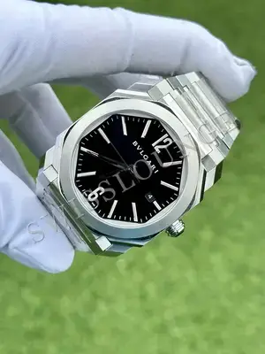 Bvlgari Octo "Solotempo Automatic Çelik Kasa Mavi Kadran Gümüş Gosterge" — 3. görsel