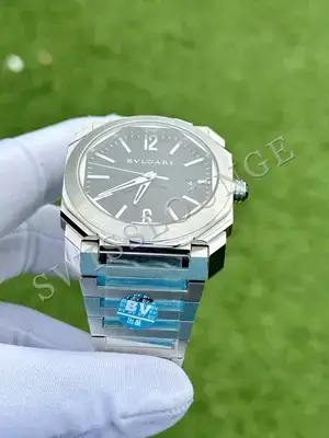Bvlgari Octo "Solotempo Automatic Çelik Kasa Mavi Kadran Gümüş Gosterge" — 4. görsel