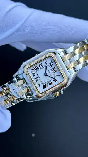 Cartier Panthere 27 mm "Gold And Steel Quartz" — 3. görsel