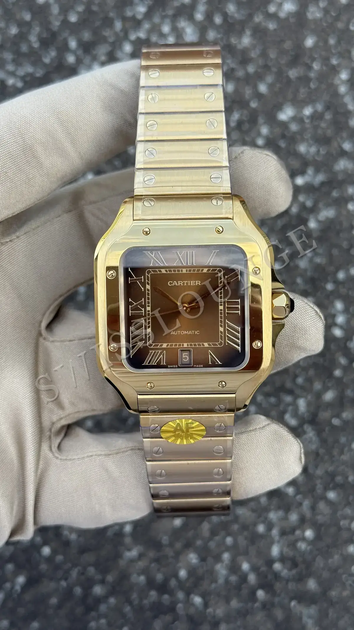Cartier Santos "Altınlı"