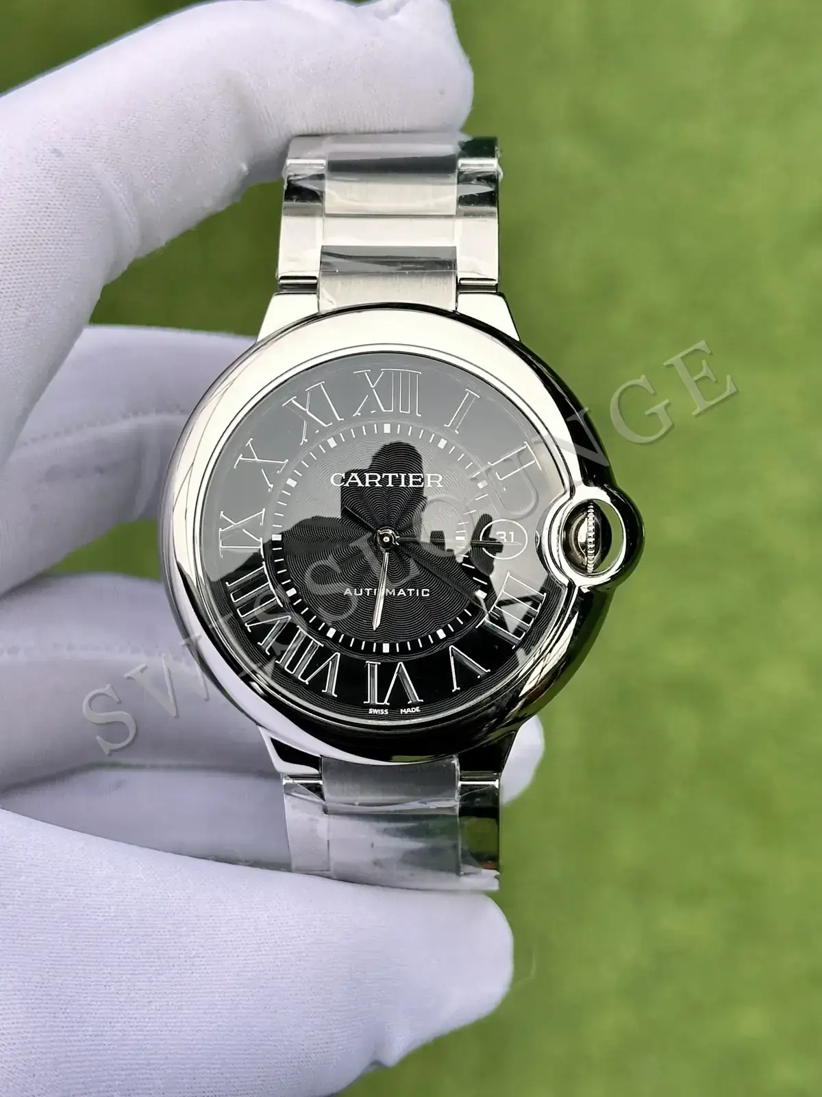 Cartier Ballon Bleu "Otomatik Siyah Kadran"