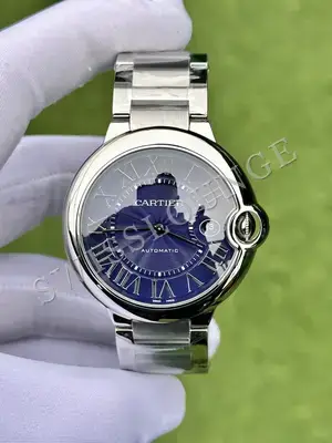 Cartier Ballon Bleu "Otomatik Mavi Kadran" — 1. görsel