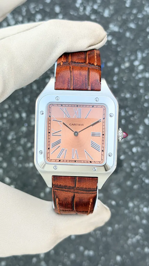Cartier Santos "De Skeleton Rose Gold" No. 01