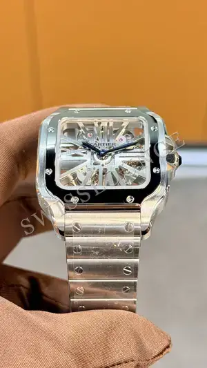 Cartier Santos "De Skeleton Rose Gold" No. 03 — 5. görsel