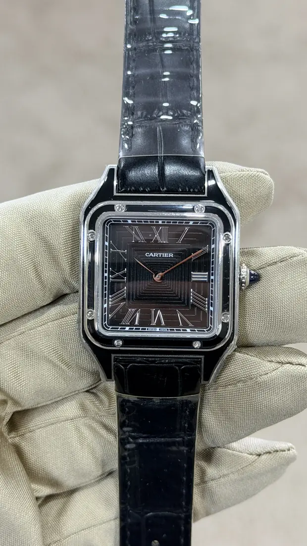 Cartier Santos "De Skeleton Rose Gold" No. 15