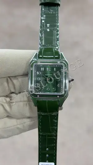 Cartier Santos "Dumont Yeşil Lakl" — 1. görsel