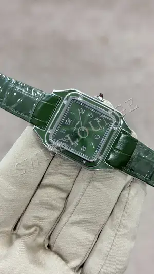 Cartier Santos "Dumont Yeşil Lakl" — 2. görsel