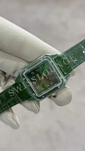 Cartier Santos "Dumont Yeşil Lakl" — 3. görsel