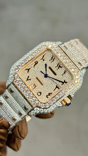 Cartier Santos "Moissanite Diamond" — 3. görsel