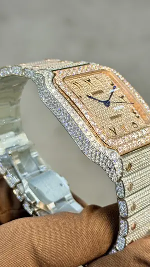 Cartier Santos "Moissanite Diamond" — 5. görsel