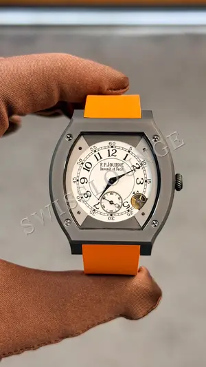 F.P. Journe Elegante "Turuncu Kordon Krem Kadran" — 1. görsel