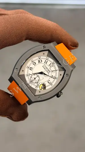 F.P. Journe Elegante "Turuncu Kordon Krem Kadran" — 4. görsel