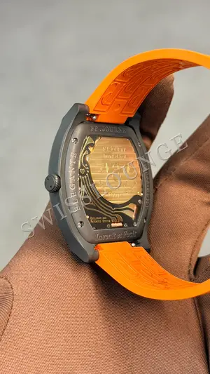 F.P. Journe Elegante "Turuncu Kordon Krem Kadran" — 7. görsel