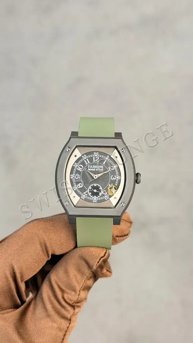 F.P. Journe Élégante "Yeşil Kordon Krem Kadran"
