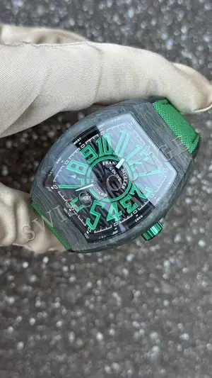 Franck Muller Vanguard "Men Karbon Kasa Yeşil Gosterge" V45, 3. görsel