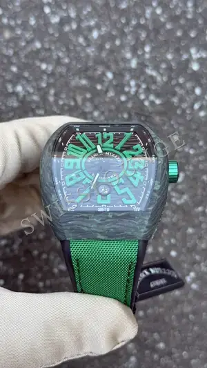 Franck Muller Vanguard "Men Karbon Kasa Yeşil Gosterge" V45, 4. görsel