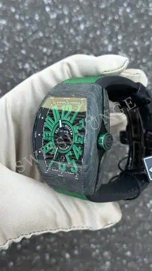 Franck Muller Vanguard "Men Karbon Kasa Yeşil Gosterge" V45, 6. görsel
