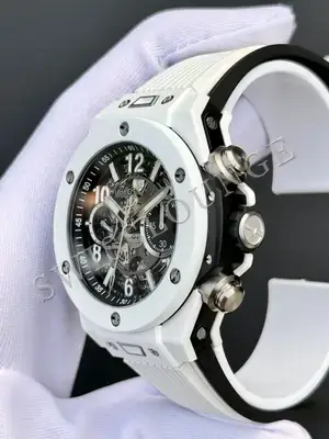 Hublot Big Bang "Unico Beyaz Seramik İskelet Kadran" HUB1280 — 7. görsel